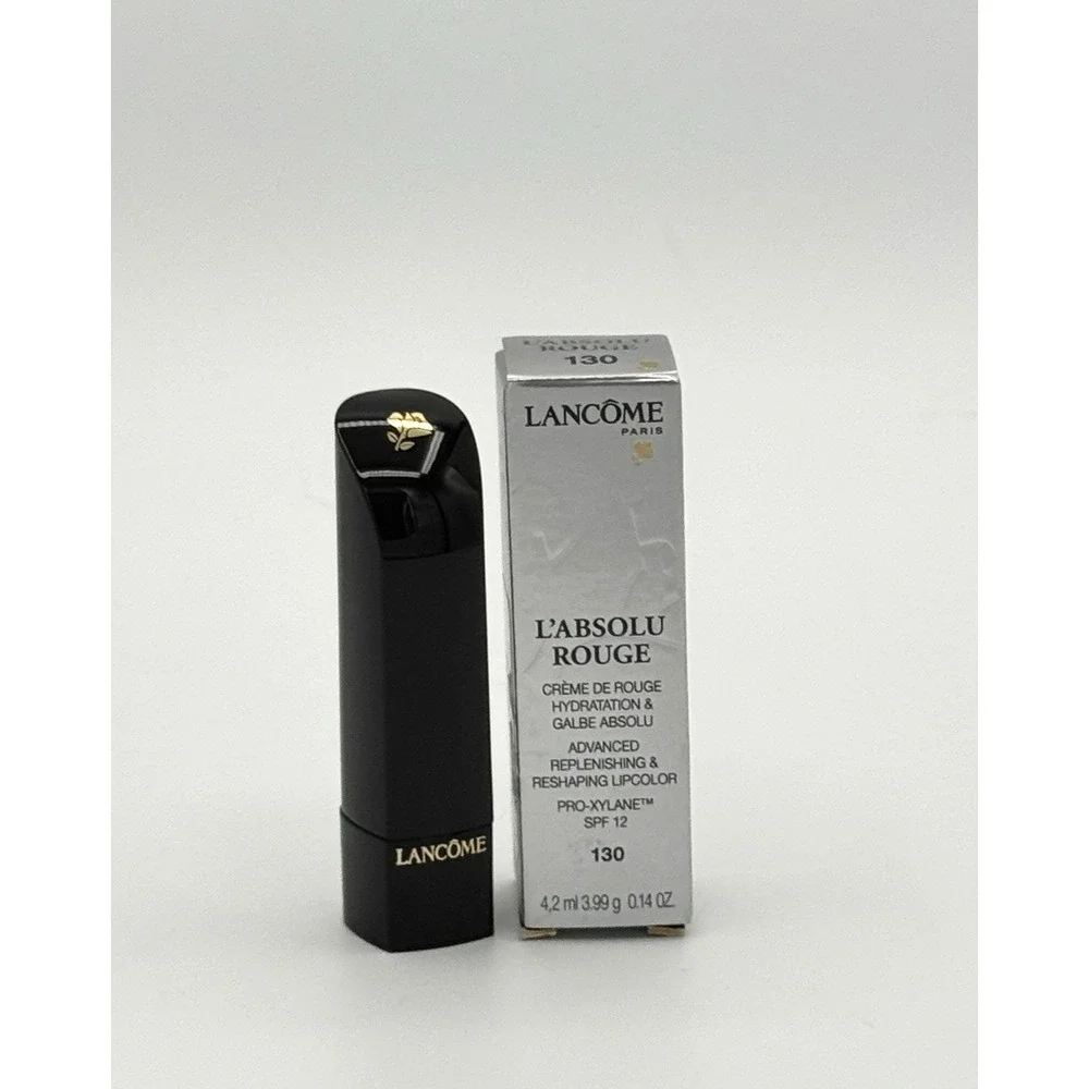 Lancome L'Absolu Rouge Replenishing Reshaping Lipstick 130 Discontinued NIB